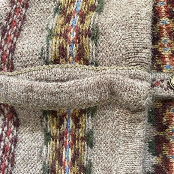 item & co Womens Wool Knit Button Up Outdoor Cottage Cabin Cardigan. Sz M - Picture 12 of 16